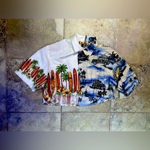 Urban outfitters vintage reworked crop top